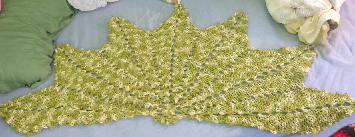 leaf shawl